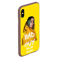 Чехол iPhone XS Max матовый Billie Eilish Билли Айлиш, цвет: 3D-коричневый — фото 2