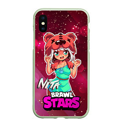 Чехол iPhone XS Max матовый Nita Brawl Stars