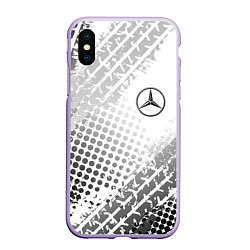 Чехол iPhone XS Max матовый Mercedes-Benz