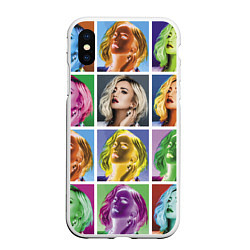 Чехол iPhone XS Max матовый Buzova pop-art