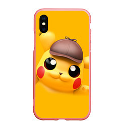 Чехол iPhone XS Max матовый Pikachu Pika Pika, цвет: 3D-баблгам