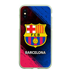 Чехол iPhone XS Max матовый BARCELONA БАРСЕЛОНА