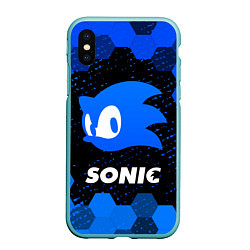 Чехол iPhone XS Max матовый СОНИК SONIC