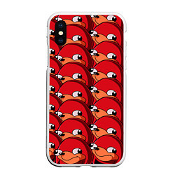 Чехол iPhone XS Max матовый Knuckles