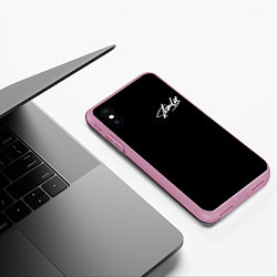 Чехол iPhone XS Max матовый STAN LEE, цвет: 3D-розовый — фото 2
