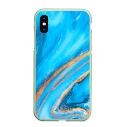 Чехол iPhone XS Max матовый Краски