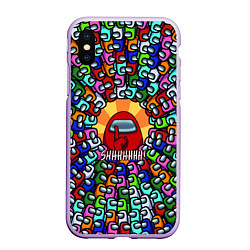 Чехол iPhone XS Max матовый Among Us SHHHHHHH!