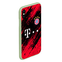 Чехол iPhone XS Max матовый BAYERN MUNCHEN БАВАРИЯ, цвет: 3D-салатовый — фото 2