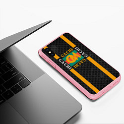 Чехол iPhone XS Max матовый Gachi Gucci, цвет: 3D-баблгам — фото 2