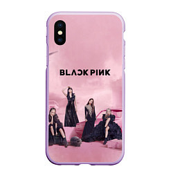 Чехол iPhone XS Max матовый BLACKPINK x PUBG