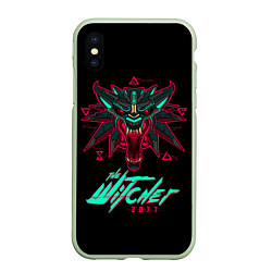 Чехол iPhone XS Max матовый The Witcher 2077