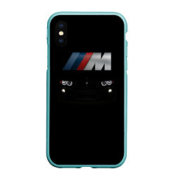 Чехол iPhone XS Max матовый BMW M, цвет: 3D-мятный