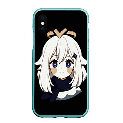 Чехол iPhone XS Max матовый Genshin Impact Paimon
