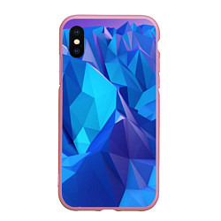 Чехол iPhone XS Max матовый NEON CRYSTALLS