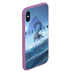 Чехол iPhone XS Max матовый Destiny 2: Beyond Light, цвет: 3D-фиолетовый — фото 2