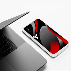 Чехол iPhone XS Max матовый DESTINY 2, цвет: 3D-белый — фото 2
