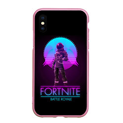 Чехол iPhone XS Max матовый Fortnite