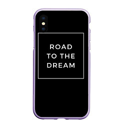 Чехол iPhone XS Max матовый Road to the dream