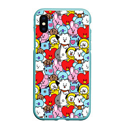 Чехол iPhone XS Max матовый BT21 BTS