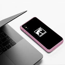 Чехол iPhone XS Max матовый Вархамер, цвет: 3D-розовый — фото 2