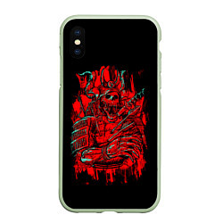 Чехол iPhone XS Max матовый Death Samurai