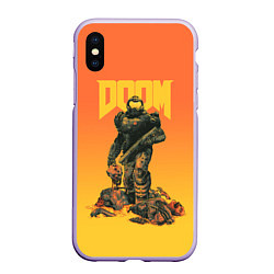 Чехол iPhone XS Max матовый Doom