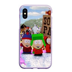 Чехол iPhone XS Max матовый Южный Парк South Park