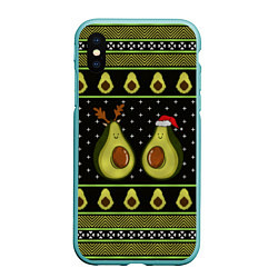 Чехол iPhone XS Max матовый Avo christmas