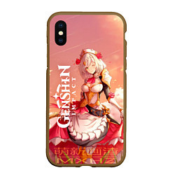 Чехол iPhone XS Max матовый GENSHIN IMPACT