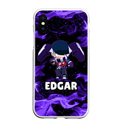 Чехол iPhone XS Max матовый BRAWL STARS EDGAR