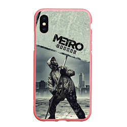 Чехол iPhone XS Max матовый Metro Exodus