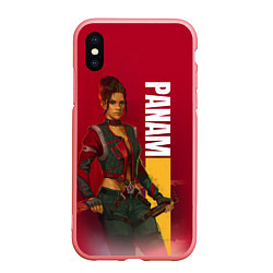 Чехол iPhone XS Max матовый Panam