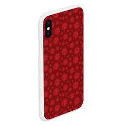 Чехол iPhone XS Max матовый Covid-19, цвет: 3D-белый — фото 2