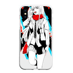 Чехол iPhone XS Max матовый Darling in the Franxx