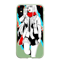 Чехол iPhone XS Max матовый Darling in the Franxx