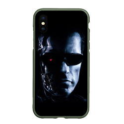 Чехол iPhone XS Max матовый T800