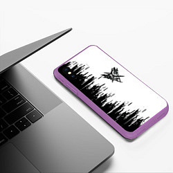 Чехол iPhone XS Max матовый Velial Squad,, цвет: 3D-фиолетовый — фото 2