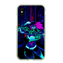 Чехол iPhone XS Max матовый KDA Akali