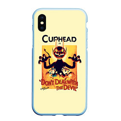 Чехол iPhone XS Max матовый Cuphead