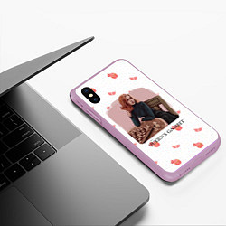 Чехол iPhone XS Max матовый Queens Gambit Ход Королевы, цвет: 3D-сиреневый — фото 2