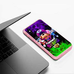 Чехол iPhone XS Max матовый Brawl Stars the StarrForce, цвет: 3D-баблгам — фото 2