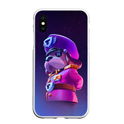 Чехол iPhone XS Max матовый ГЕНЕРАЛ ГАВС - BRAWL STARS