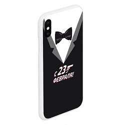 Чехол iPhone XS Max матовый Агент 007, цвет: 3D-белый — фото 2