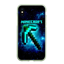 Чехол iPhone XS Max матовый Minecraft