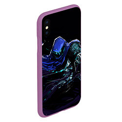 Чехол iPhone XS Max матовый Omen, цвет: 3D-фиолетовый — фото 2