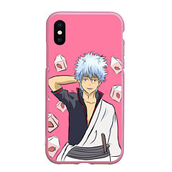 Чехол iPhone XS Max матовый Gintama Гинтама