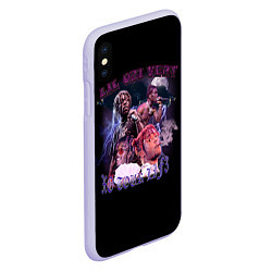 Чехол iPhone XS Max матовый LIL UZI VERT XO TOUR LIF3, цвет: 3D-светло-сиреневый — фото 2