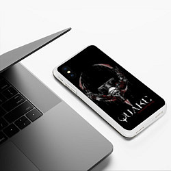Чехол iPhone XS Max матовый Quake Champions, цвет: 3D-белый — фото 2