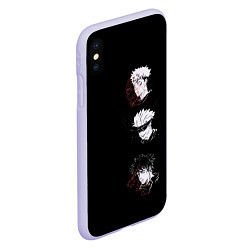 Чехол iPhone XS Max матовый Jujutsu Kaisen, цвет: 3D-светло-сиреневый — фото 2