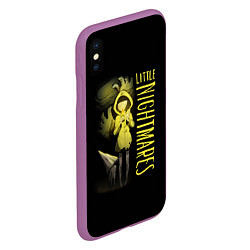 Чехол iPhone XS Max матовый Little Nightmares, цвет: 3D-фиолетовый — фото 2